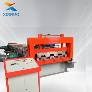 Wholesale Roll Forming Manufacturers -
 Floor decking panel roll forming machine Floor tile sheet making machine – Xinnuo