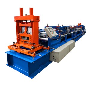 C Purlin Roll Forming Machine with Servo Flying Cut