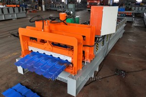 Super Lowest Price Xn long span glazed roof sheet cold roll forming machine