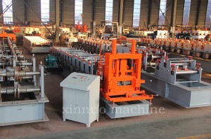 Cheapest Factory Xinnuo Colored Steel Exported Packing C Roof Roll Forming Machine