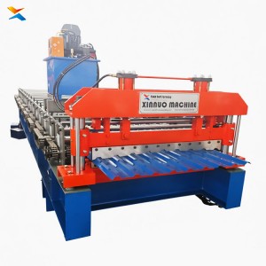 Special Deep Mold Design Protect Resilience Rubber Plastic Cotton Board Press Machine Insulated Metal Tile Roll Forming Machine