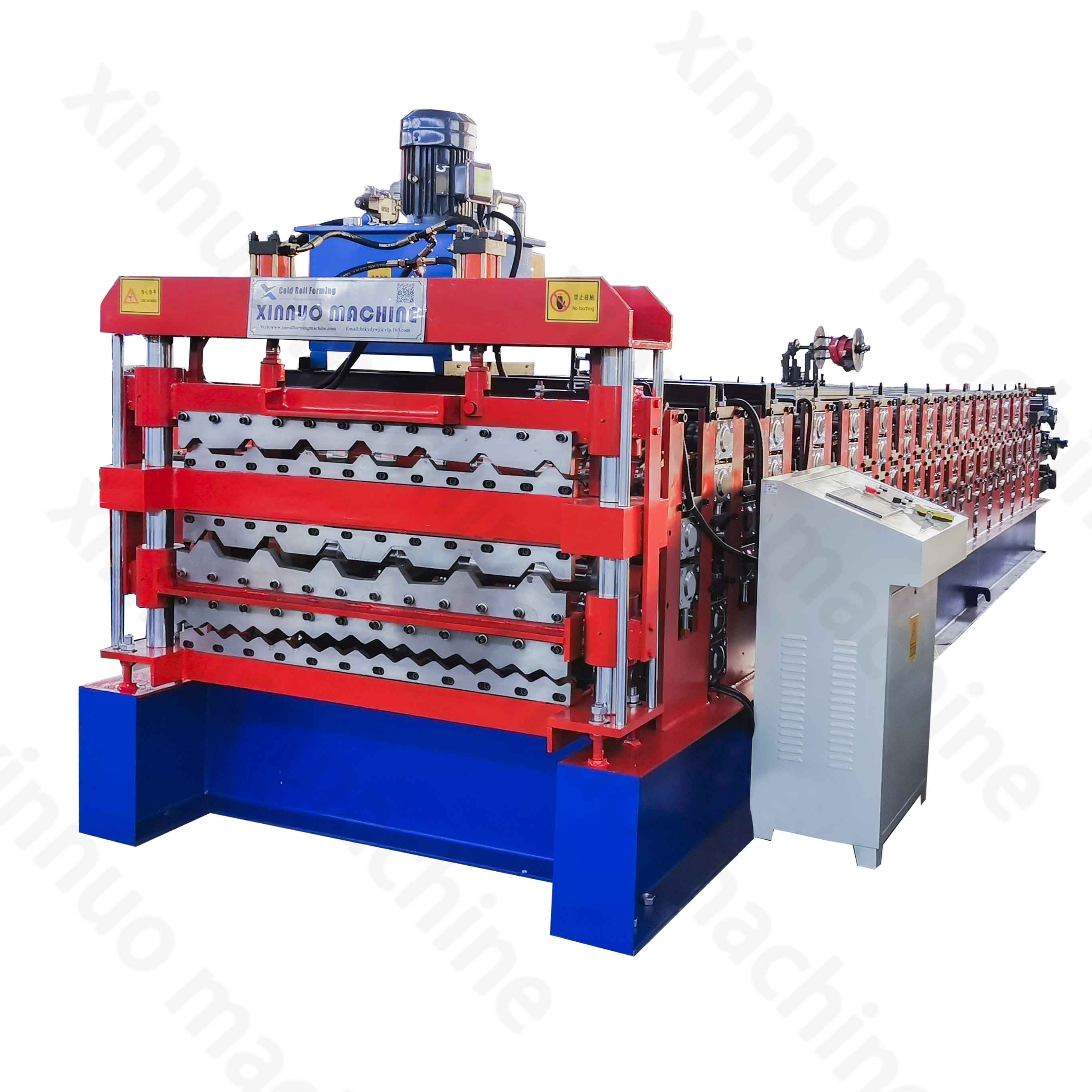 Brazil new trend roof tile roll forming machine