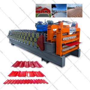 Top Suppliers 1100 Roofing Use Glazed Tile Making Machinery Made in China