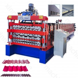 Brazil new trend roof tile roll forming machine