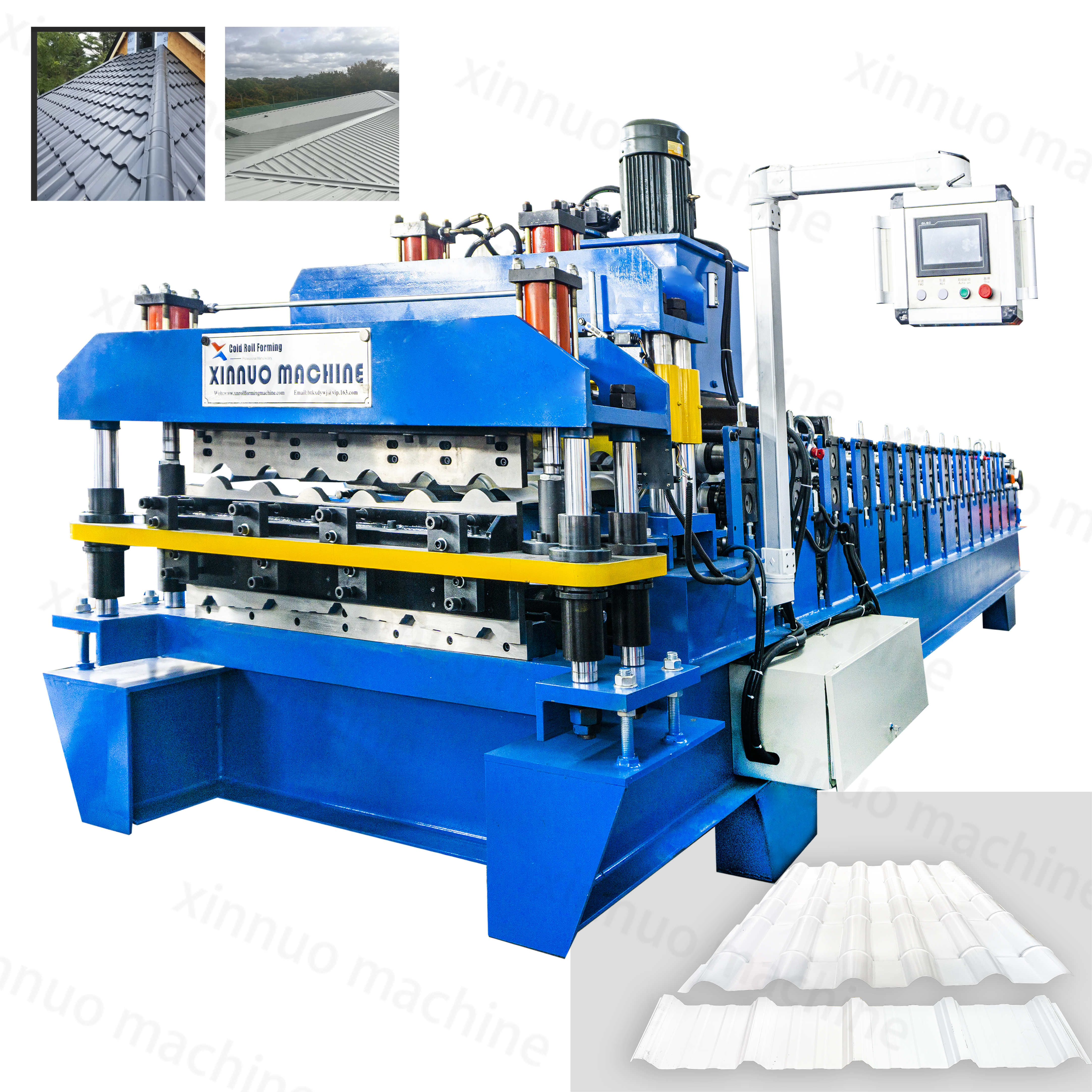 Xinnuo Double Layer Roof Panel Roll Forming Machine: Revolutionizing the Construction Industry