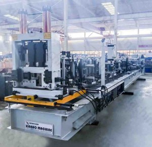 C Z automatic purlin roll forming machine