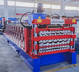 Brazil new trend roof tile roll forming machine