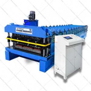 Short Lead Time China Professional Double Layer Roll Forming Machinery for Flat and Glazed Metal Roof Forming Machinery