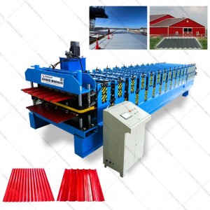 xinnuo double deck metal ibr/corrugated panle making machine