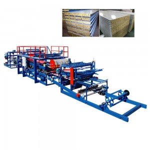 sandwich panels production machine line metal roof tile making machine sandwich panel automatic  machine