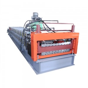 Double layer IBR and corrugated roofing sheet roll forming machine metal sheet making machine