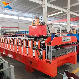 Double Layer Roll Forming Machine Two Profile Roofing Sheet Corrugated Tile Roll Former for Steel Roof