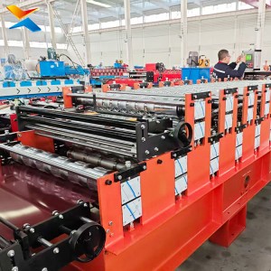 Double Layer Roll Forming Machine Two Profile Roofing Sheet Corrugated Tile Roll Former for Steel Roof