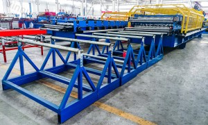 Lowest Price for Metal Roofing Sheet Making Machine Double Layer Ibr Roof Tile Roll Forming