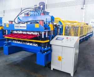 Lowest Price for Metal Roofing Sheet Making Machine Double Layer Ibr Roof Tile Roll Forming