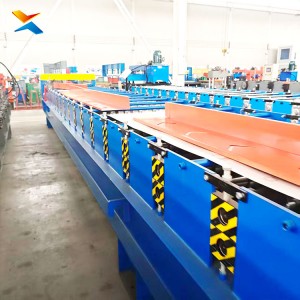 1000mm Trapezoidal Roof Machine XN-TRF-1000 for Saudi Arabia | Hebei Xinnuo | PLC Automatic