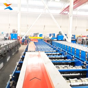 1000mm Trapezoidal Roof Machine XN-TRF-1000 for Saudi Arabia | Hebei Xinnuo | PLC Automatic