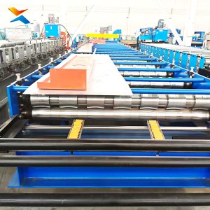 1250mm Feed Width Trapezoidal Sheet Machine for Middle East | Hebei Xinnuo | 14-Year Gold Supplier