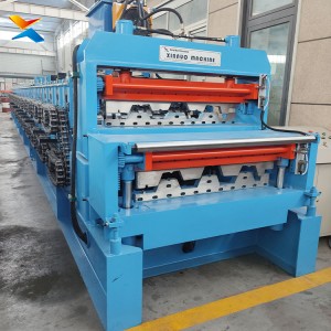 Xinnuo Floor Deck Roll Forming Machine Double Layer Steel Floor Decking Machine Factory