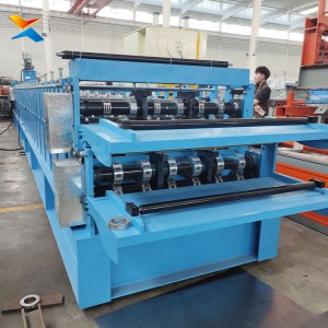 Xinnuo Floor Deck Roll Forming Machine Double Layer Steel Floor Decking Machine Factory
