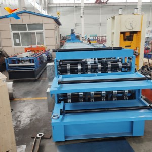 Double Layer Floor Deck Roll Forming Machine Steel Decking Sheet Machine for Building