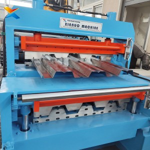 Xinnuo Floor Deck Roll Forming Machine Double Layer Steel Floor Decking Machine Factory