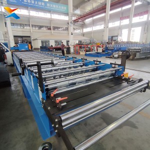 Xinnuo Glazed Roof Tile Roll Forming Machine Metal Imitation Clay Tile Machine Factory