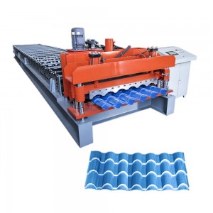 Top Suppliers 1100 Roofing Use Glazed Tile Making Machinery Made in China