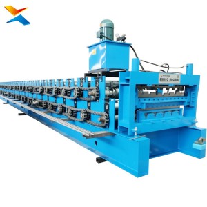 Heavy-Duty Floor Deck Machine | 45# Steel Rollers | Gearbox Transmission