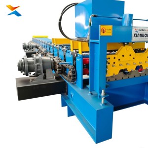 Galvanized Steel Floor Deck Machine | Hydraulic Punching & Cutting Decking Panel Roll Forming Equipment
